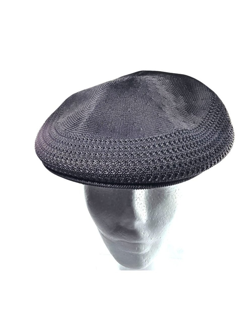 Kangol Tropic 504 Ventair Flat Cap Medium Polyester Blend Brown Gray Hat